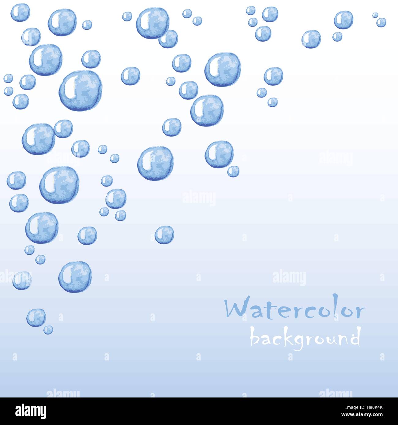 Floating bubbles. Beautiful vector background for your design Stock ...