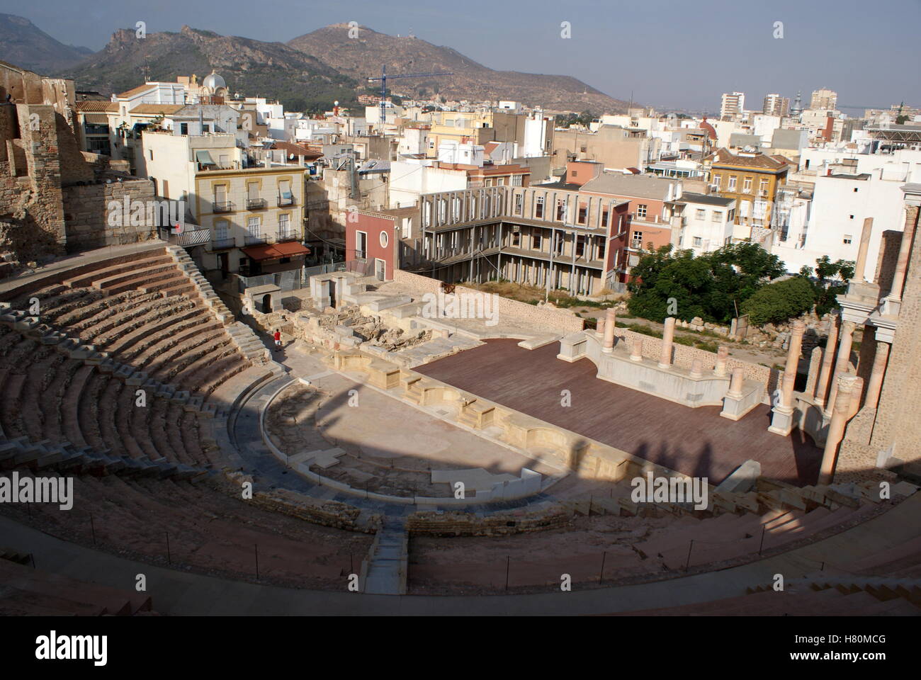 Roman theatre, Cartagena, Spain Stock Photo Alamy