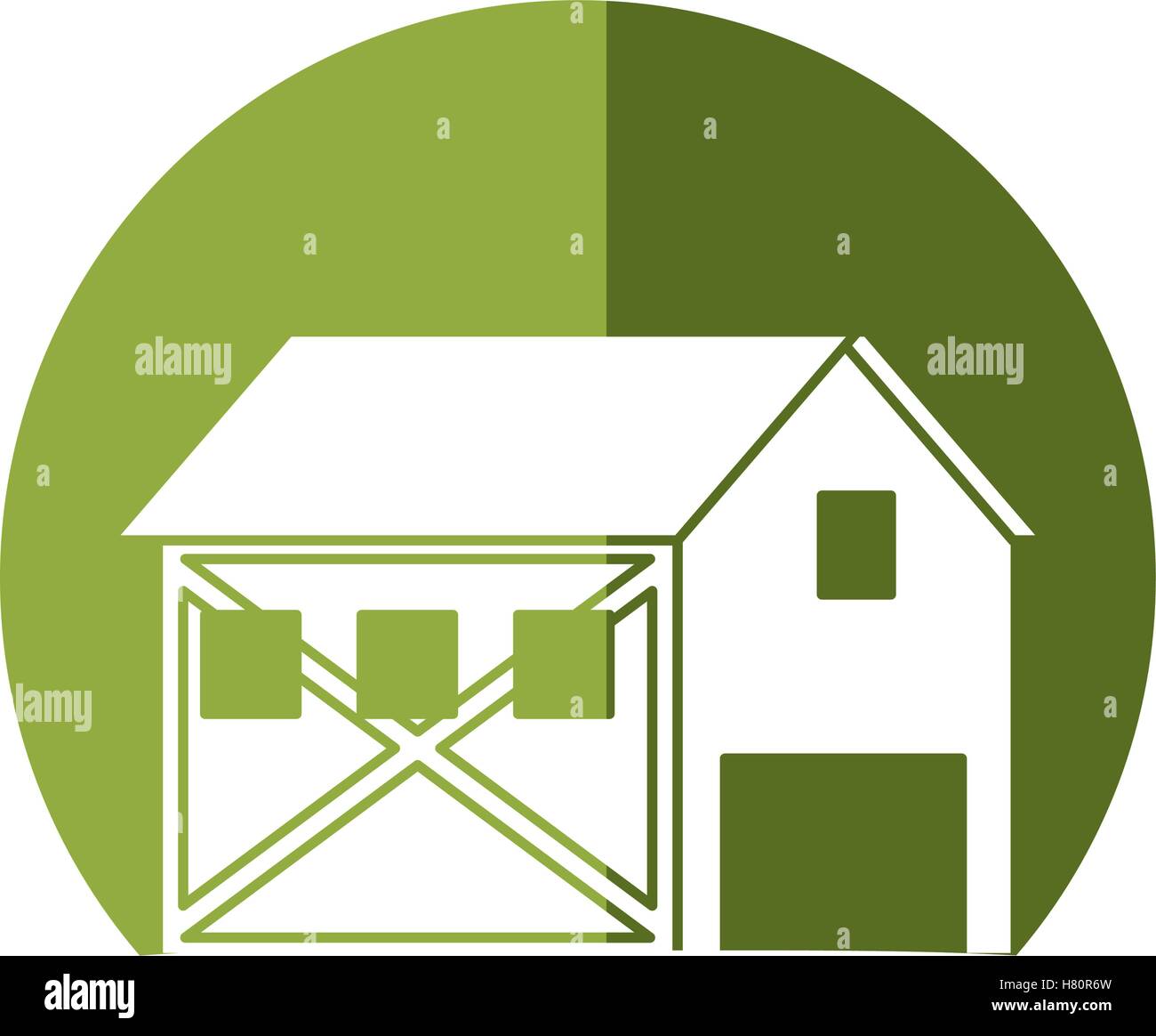 Isolated farm building design Stock Vector Image & Art - Alamy