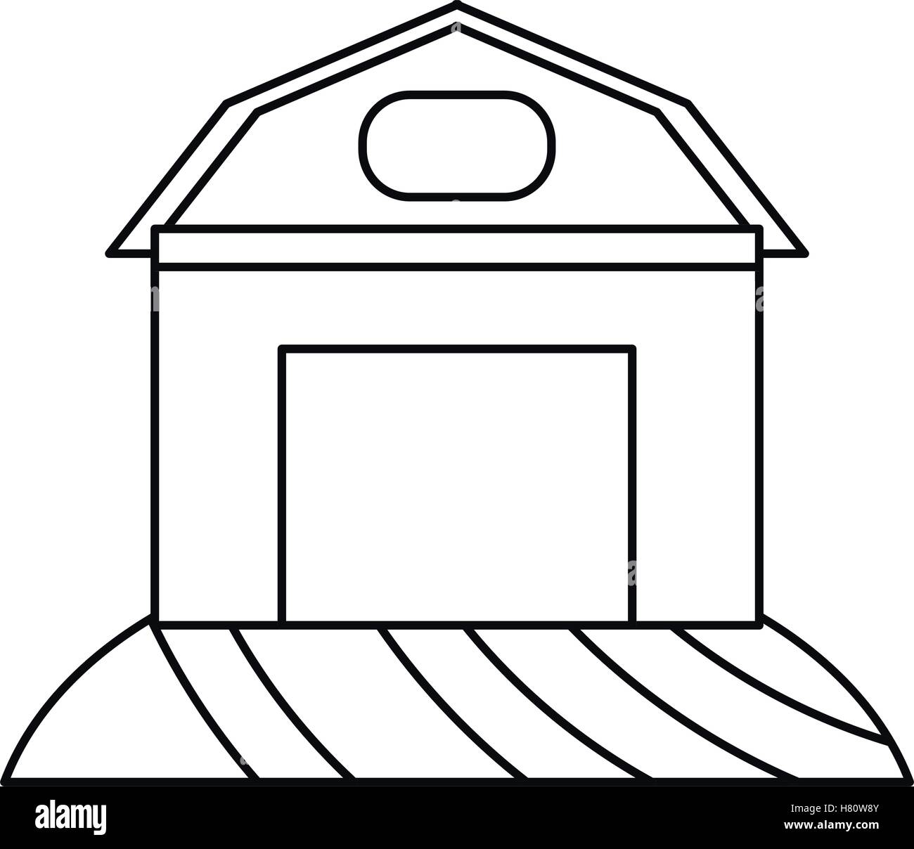 Isolated farm building design Stock Vector Image & Art - Alamy