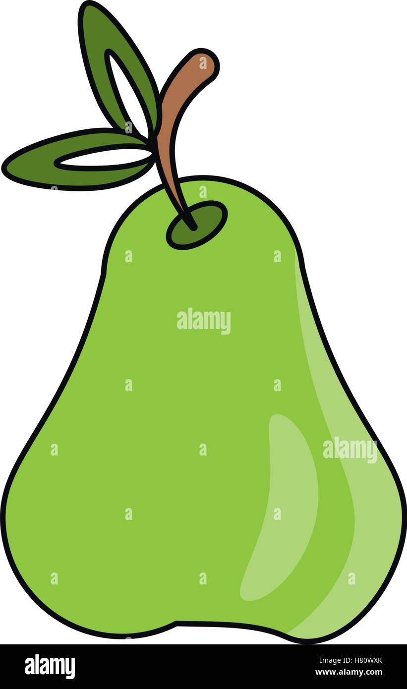 Isolated pear fruit design Stock Vector Image & Art - Alamy