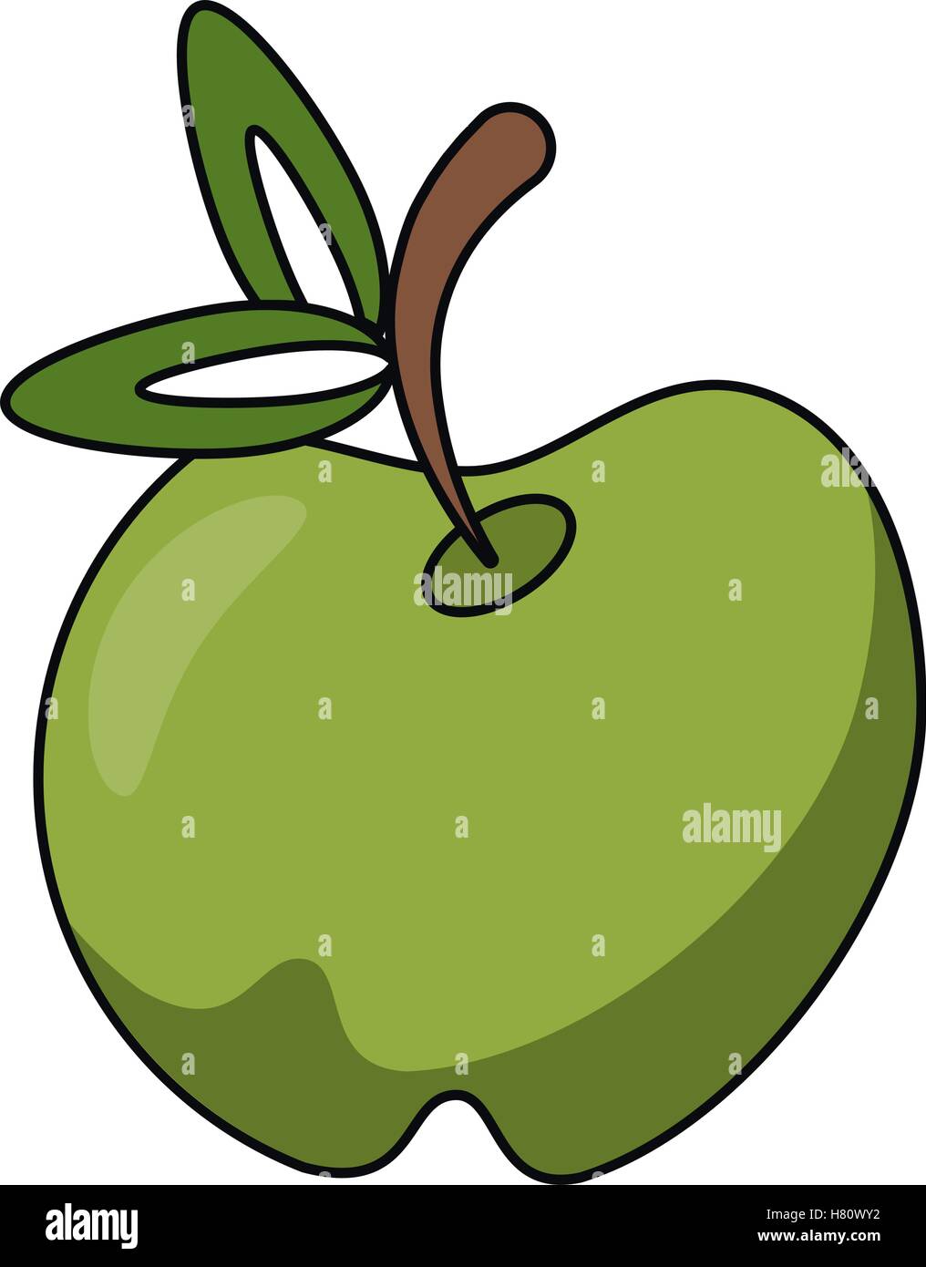 Isolated apple fruit design Stock Vector Image & Art - Alamy
