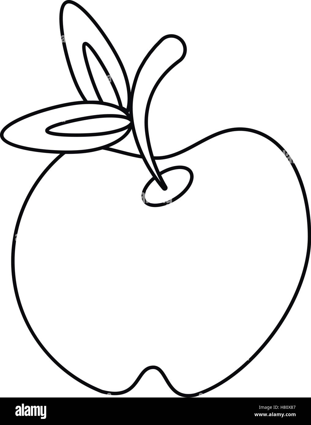 Isolated apple fruit design Stock Vector Image & Art - Alamy