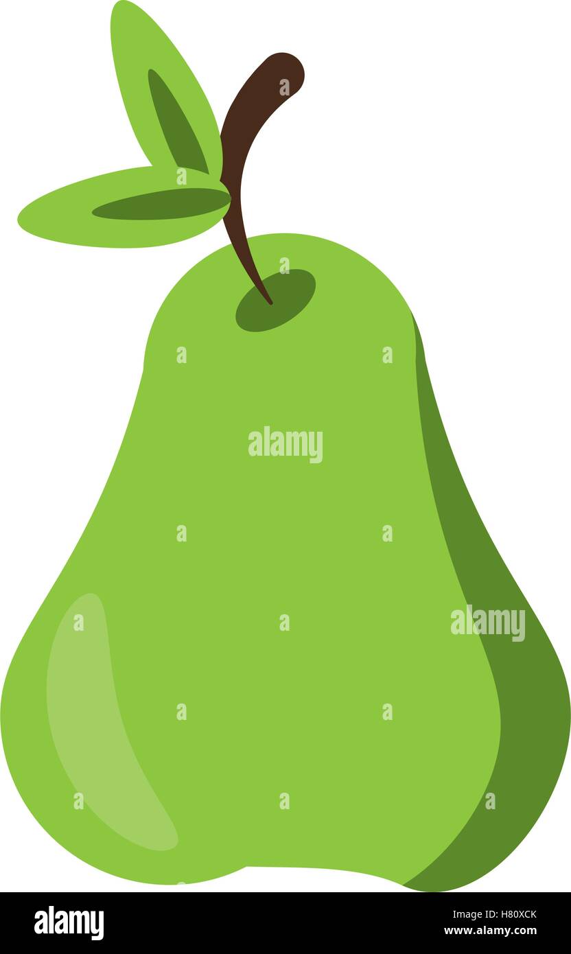 Isolated pear fruit design Stock Vector Image & Art - Alamy