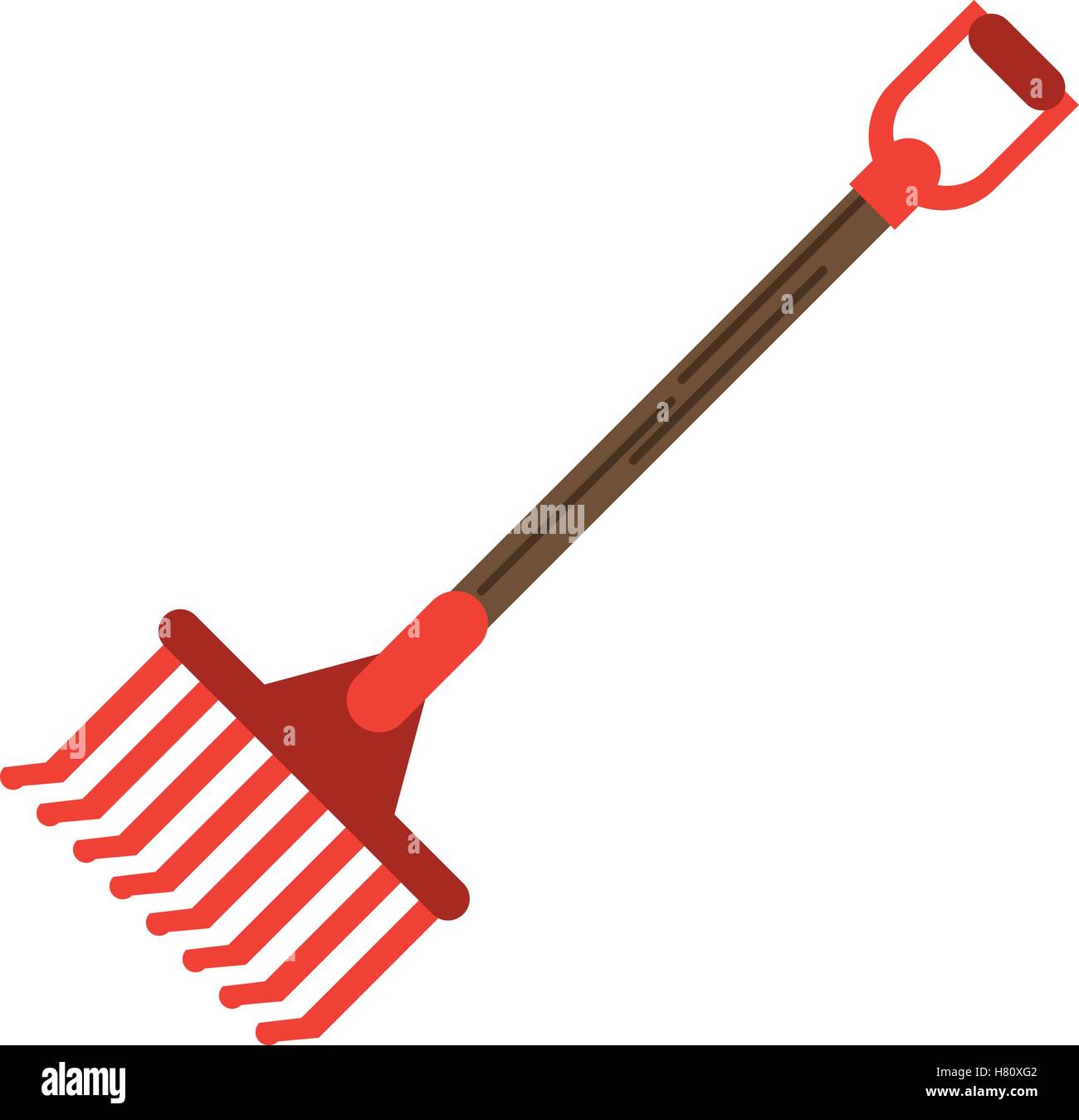 rake tool of farm design Stock Vector Image & Art - Alamy