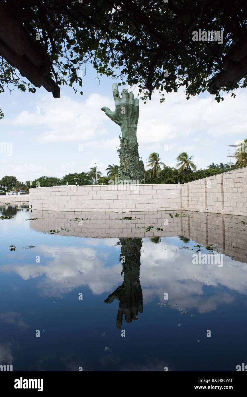 Holocaust Memorial Museum. Miami Beach, Florida, In memory of the 6 million Jewish victims of the Holocaust. Stock Photo