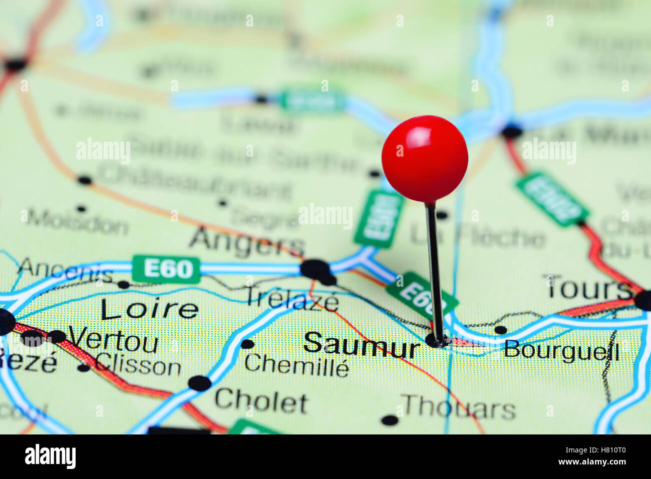 Saumur Map