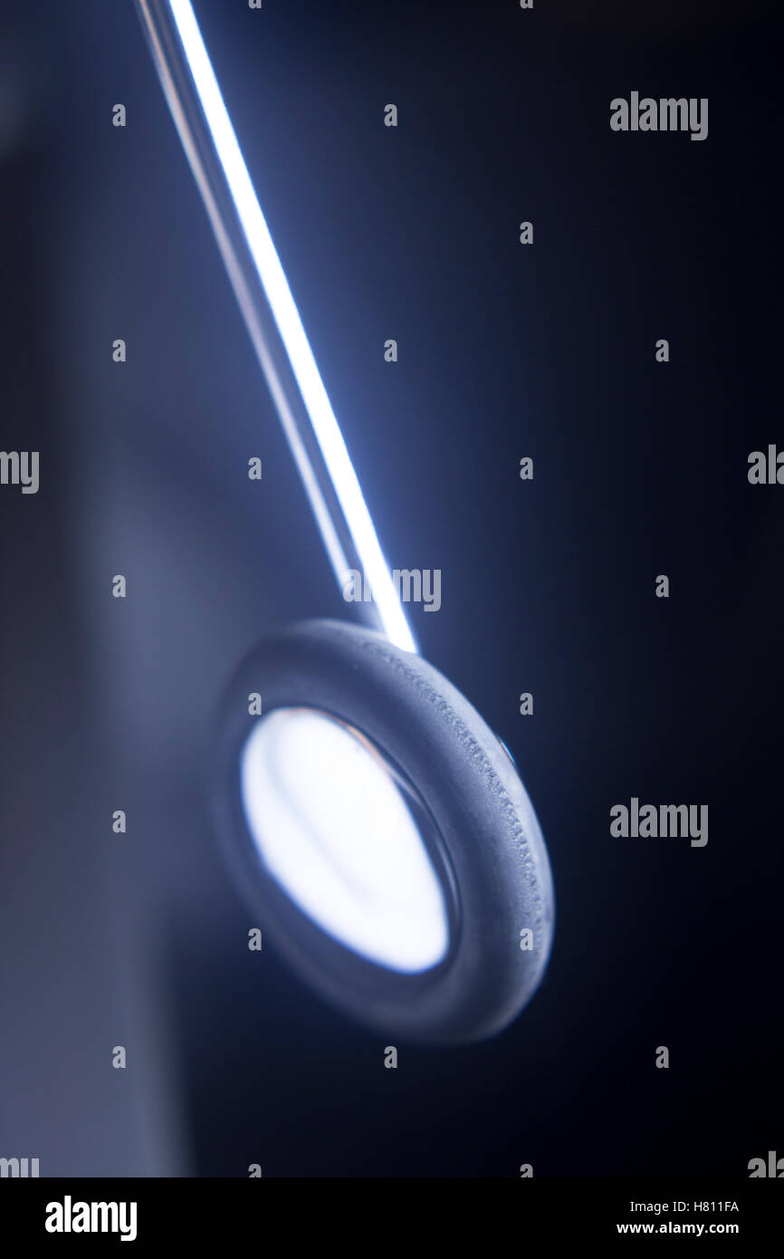 Doctor's reflex hammer tool used to test patient reflexes in knee and