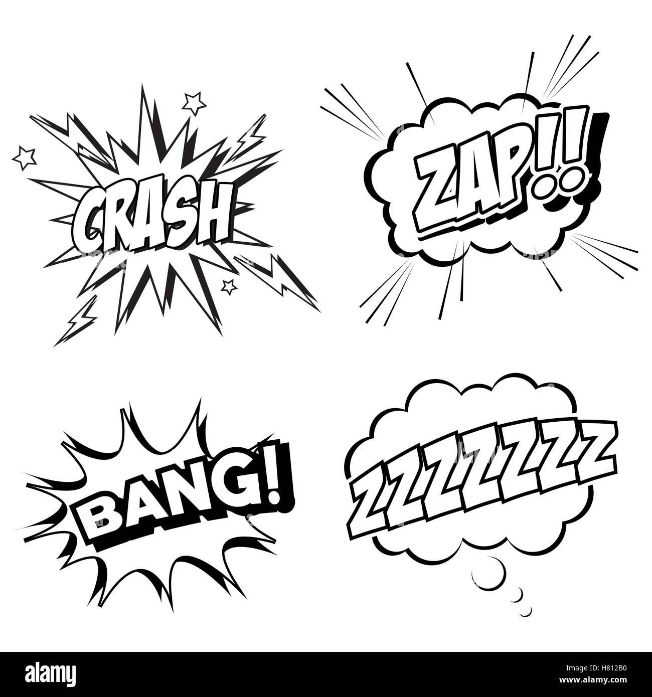 Bubble pop art icon set design Stock Vector Image & Art Alamy