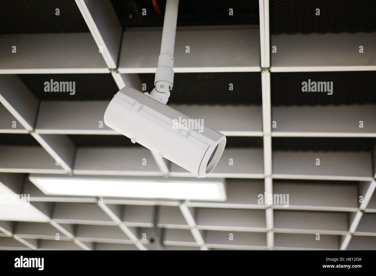 CCTV Security camera wall ceiling Stock Photo Alamy