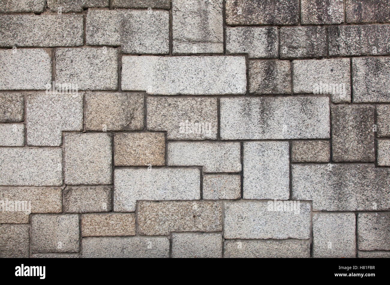 Rustic stones wall background. Stock Photo