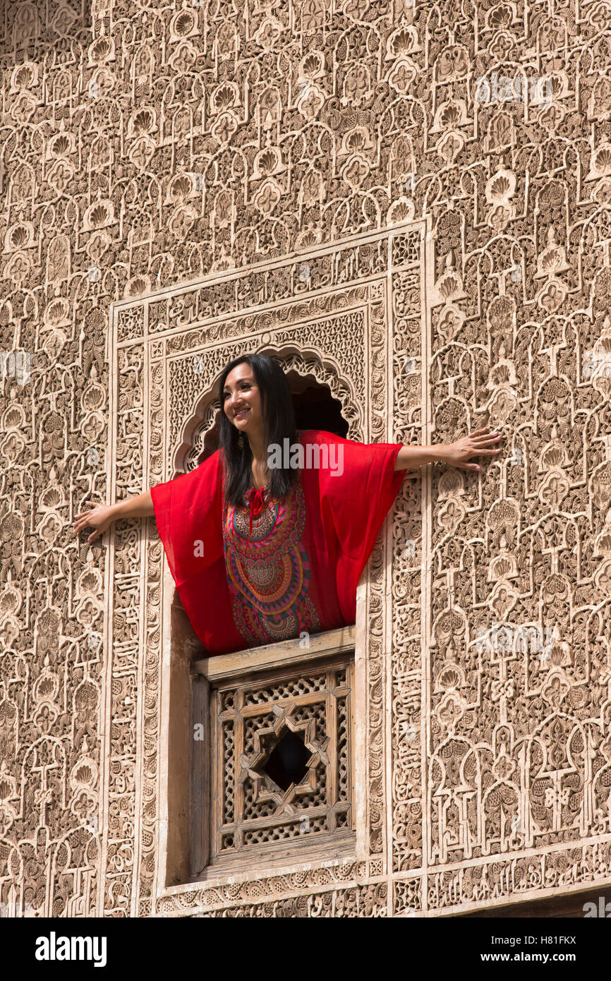 Morocco,Marrakech,Ben Youssef Medersa,built 1564, Stock Photo