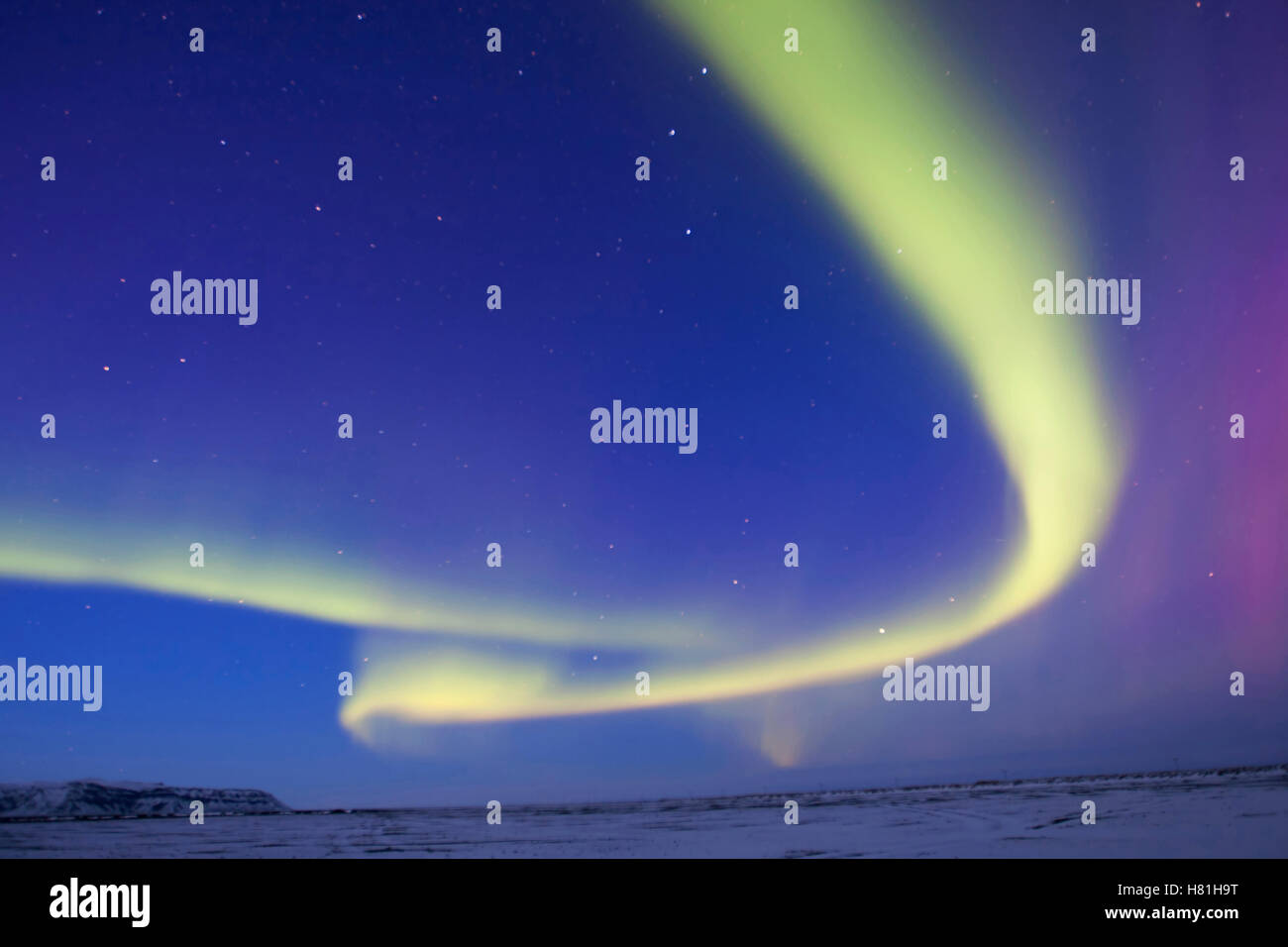 Northern Lights, Iceland Stock Photo Alamy