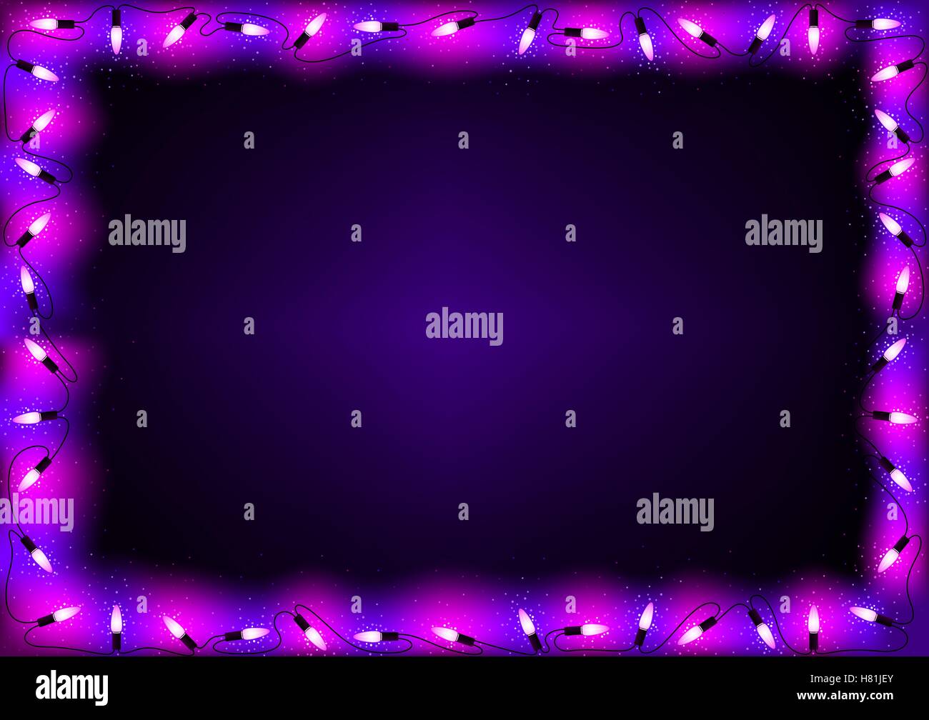 Purple Christmas Lights Background Stock Vector Image & Art Alamy