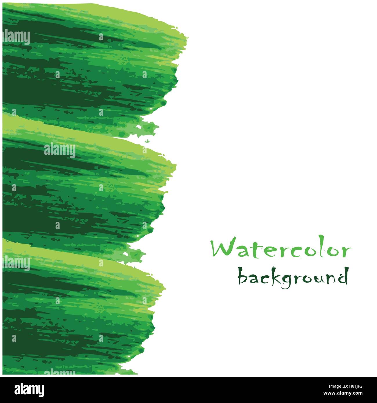 Vector hand drawn watercolor background for you design. Abstract design ...