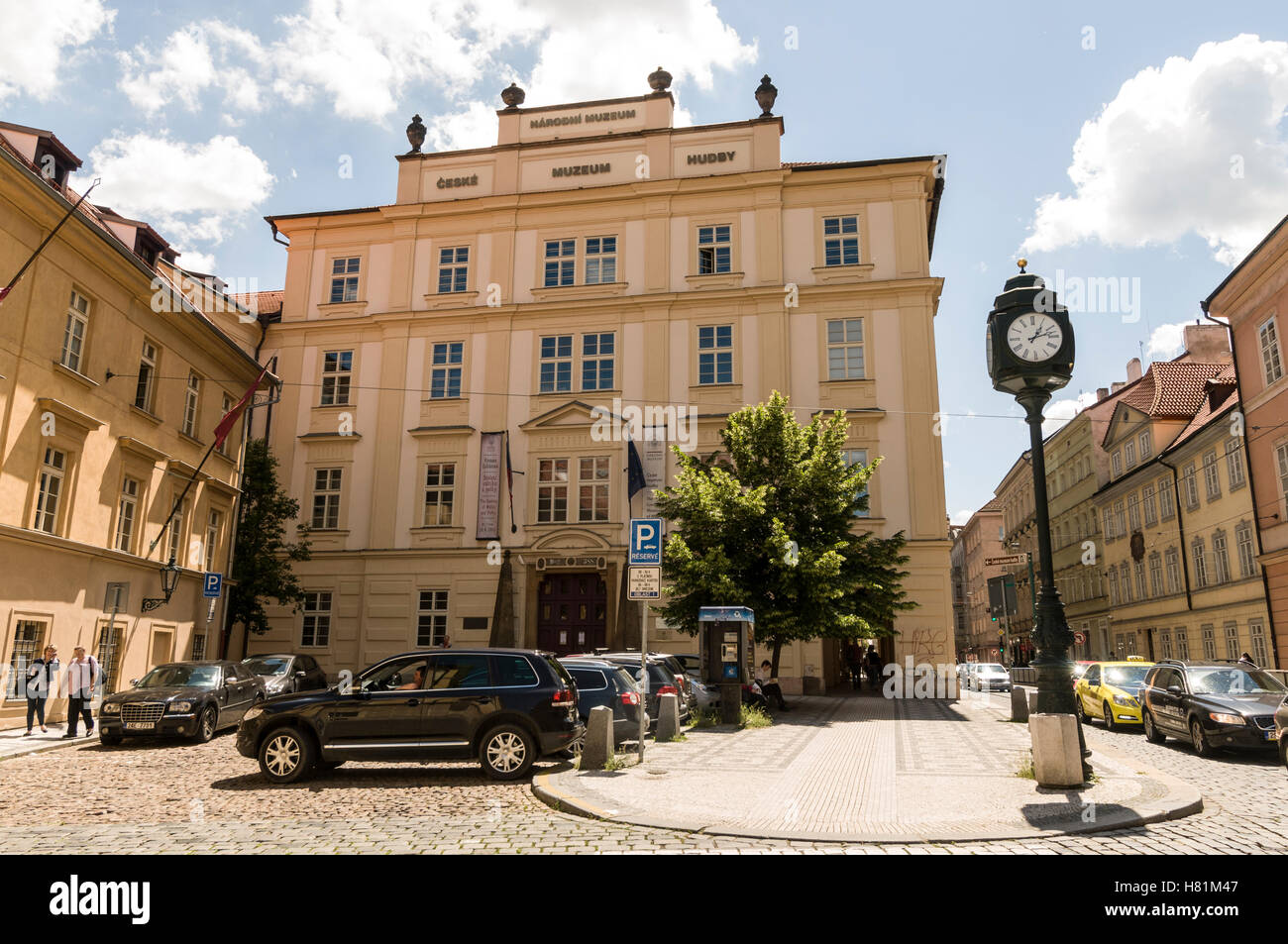 Czech Ministry of Culture of the Czech Republic at Nostický palác, Maltézské náměstí in Prague, Czech Republic Stock Photo