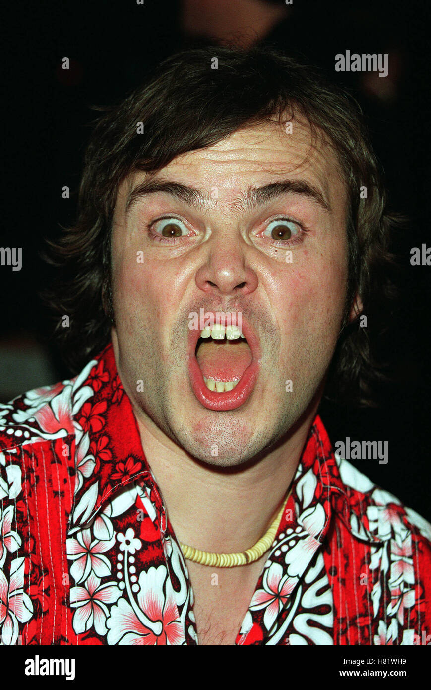 JACK BLACK "ORANGE COUNTY" PREMIER PARAMOUNT STUDIOS LA USA 07 January 2002 Stock Photo Alamy