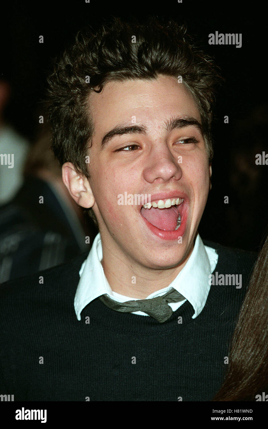JAY BARUCHEL "ORANGE COUNTY" FILM PREMIERE PARAMOUNT STUDIOS LA USA 07 January 2002 Stock Photo