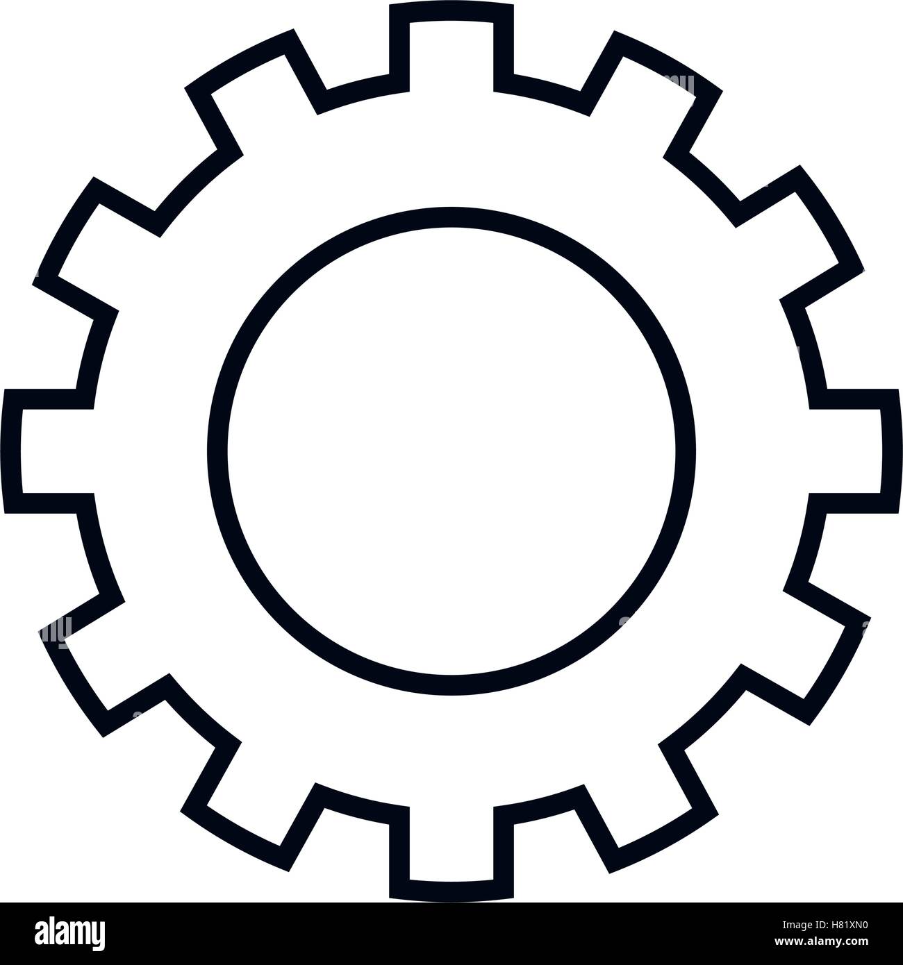 gear setting isolated icon vector illustration design Stock Vector ...