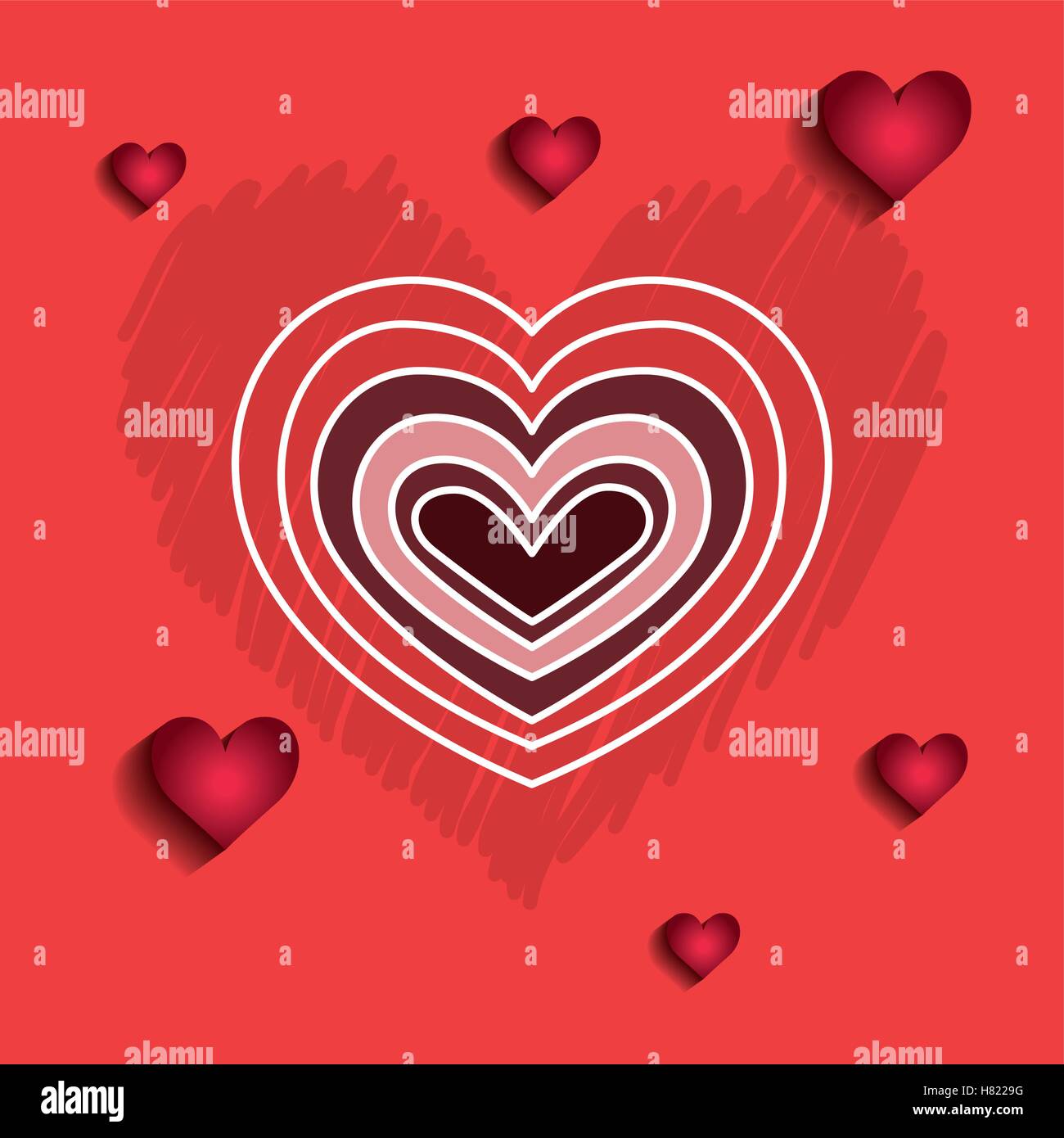 Heart love icon vector illustration graphic design Stock Vector Image ...