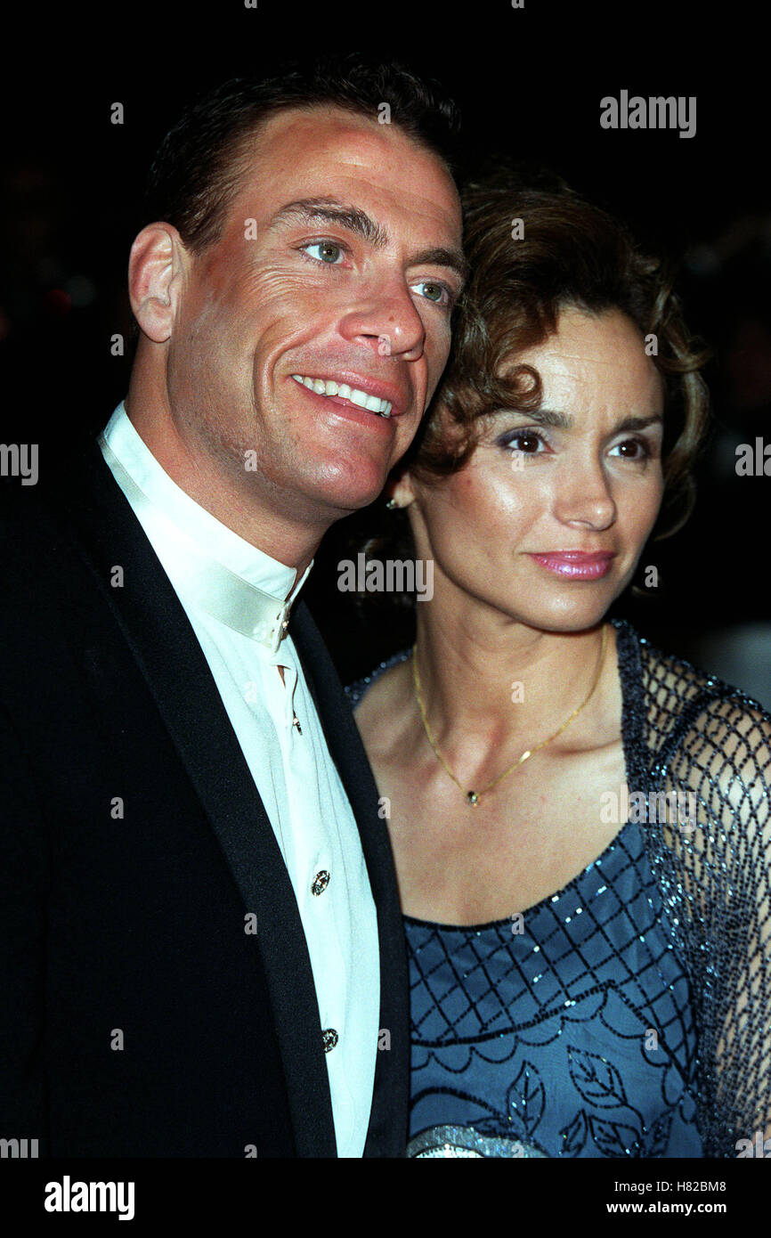 JEAN-CLAUDE VAN DAMME & WIFE 12 May 2000 Stock Photo - Alamy