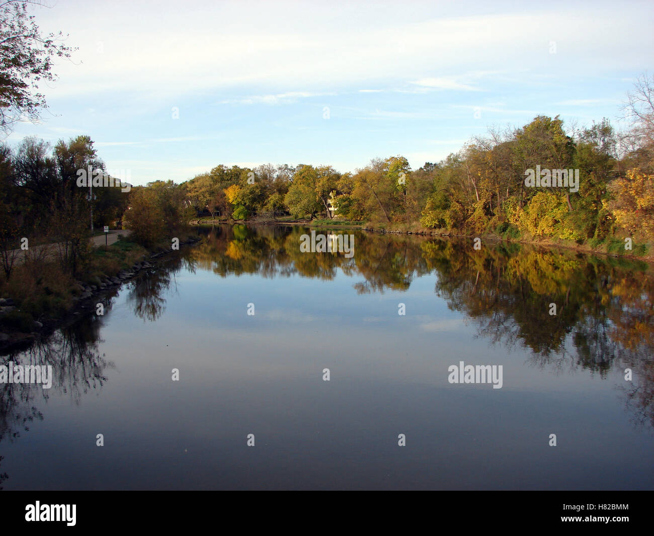 The Fox River Stock Photo - Alamy