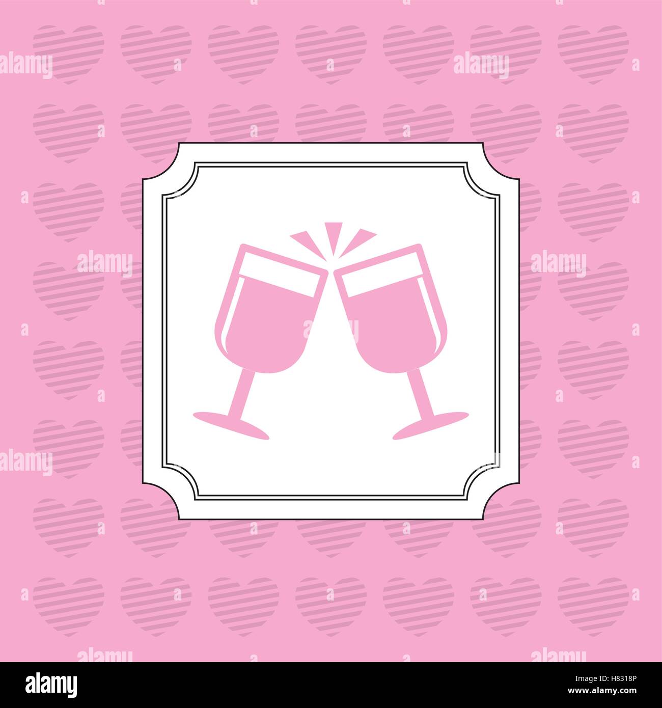wedding marriage love icon vector illustration graphic design Stock ...