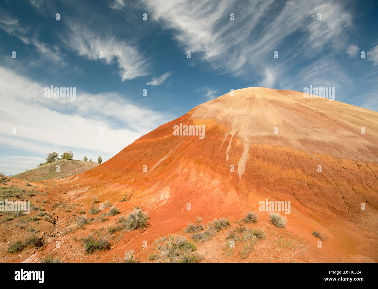 Bentonite clay deposits, Painted Hills, John Day National Monument