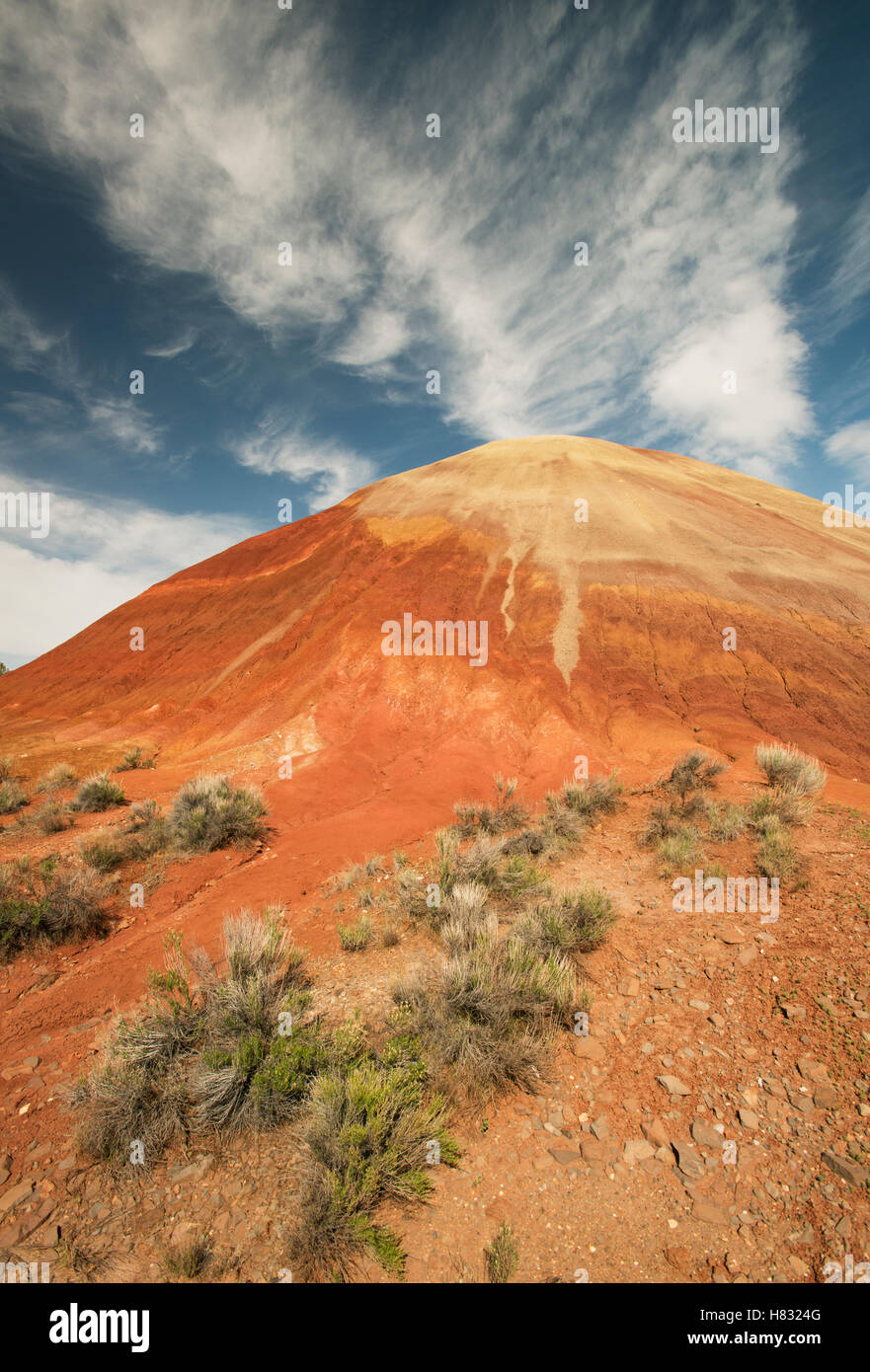 Bentonite clay deposits, Painted Hills, John Day National Monument