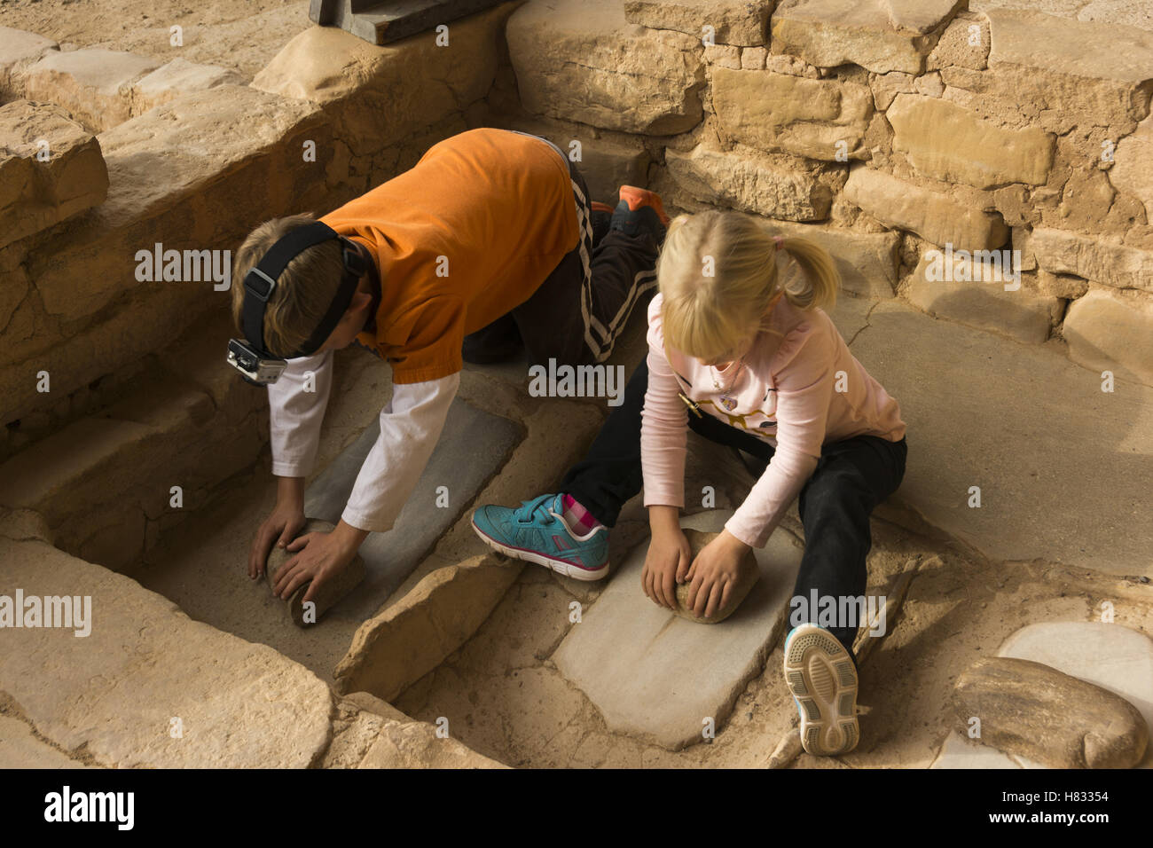 Colorado, Mesa Verde National Park, Spruce Tree House Stock Photo
