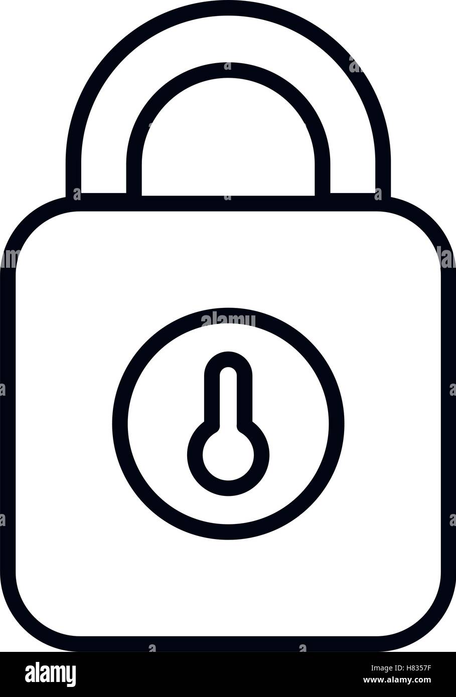 safe padlock security isolated icon vector illustration design Stock ...