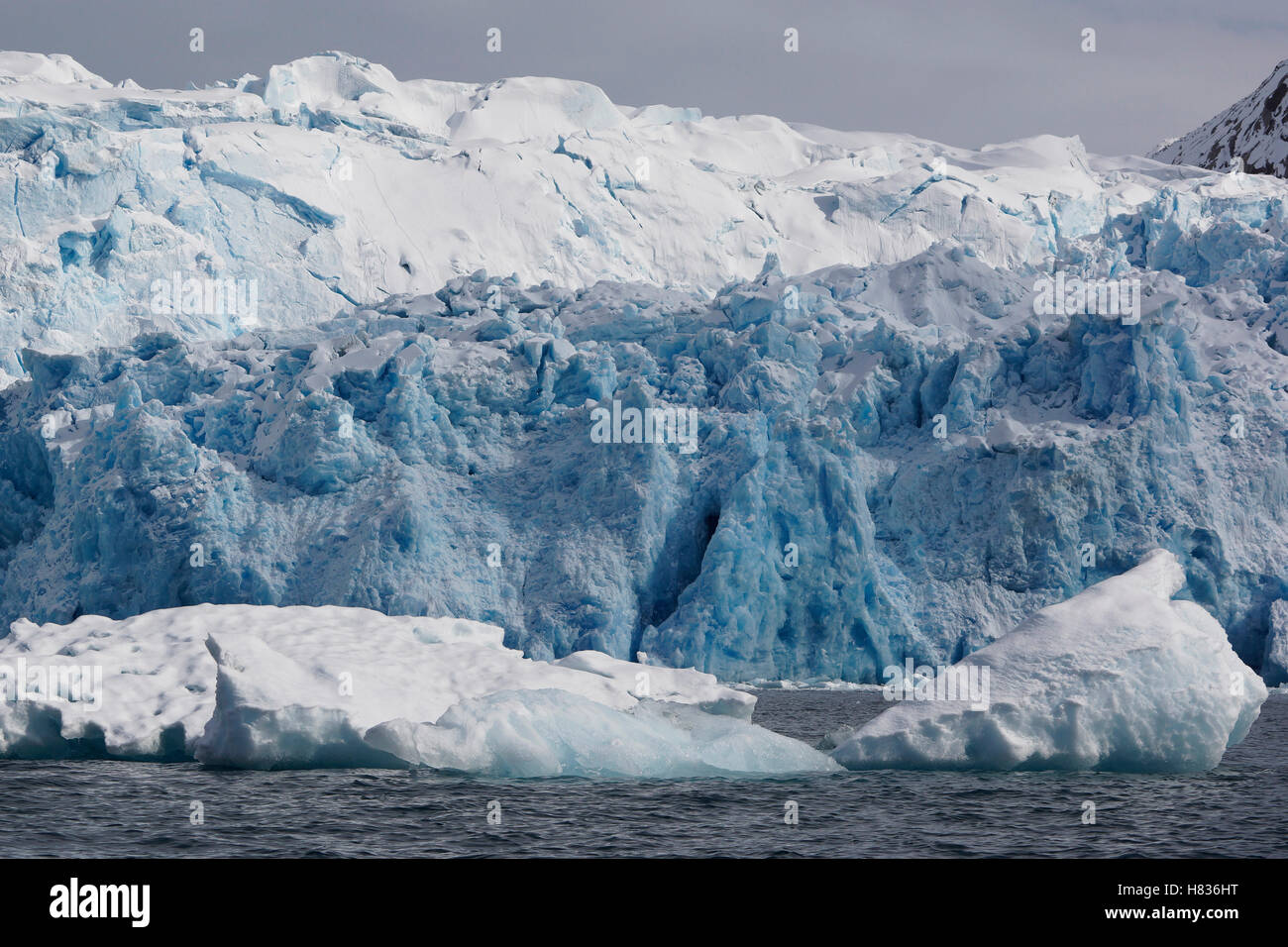 Glacier and icebergs, Greenland Stock Photo Alamy