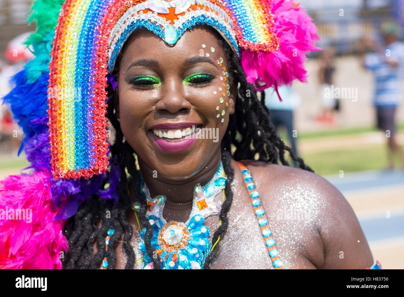 Barbados Crop Over Festival (Grand Kadooment 2016 in Barbados Stock