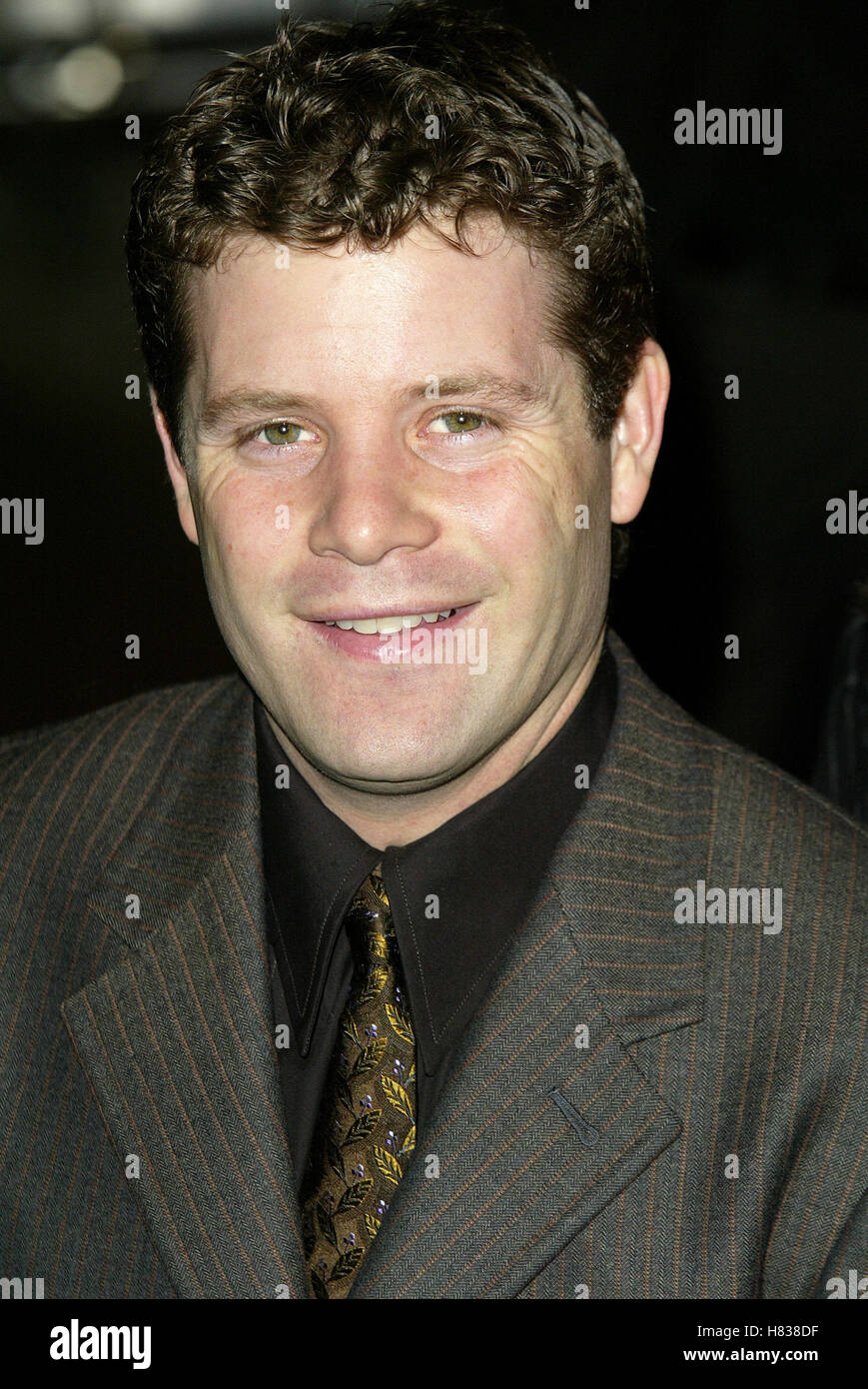 SEAN ASTIN LORD OF THE RINGS:TWO TOWERS THE ODEON LEICESTER SQ LONDON ENGLAND 11 December 2002 Stock Photo