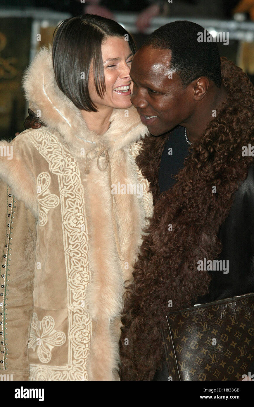 CHRIS EUBANK & WIFE LORD OF THE RINGSTWO TOWERS THE ODEON LEICESTER
