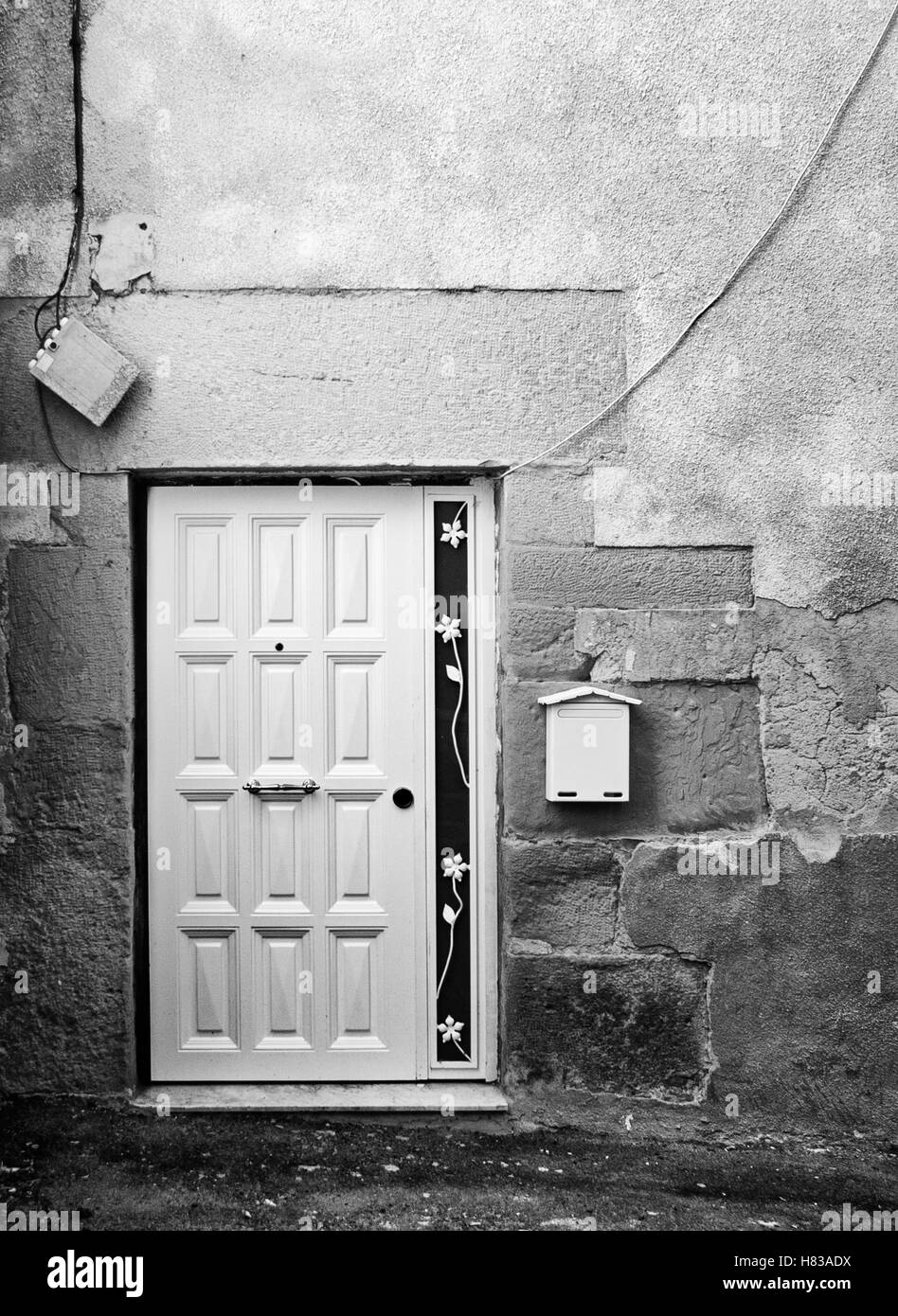 Village oak door Black and White Stock Photos & Images - Alamy