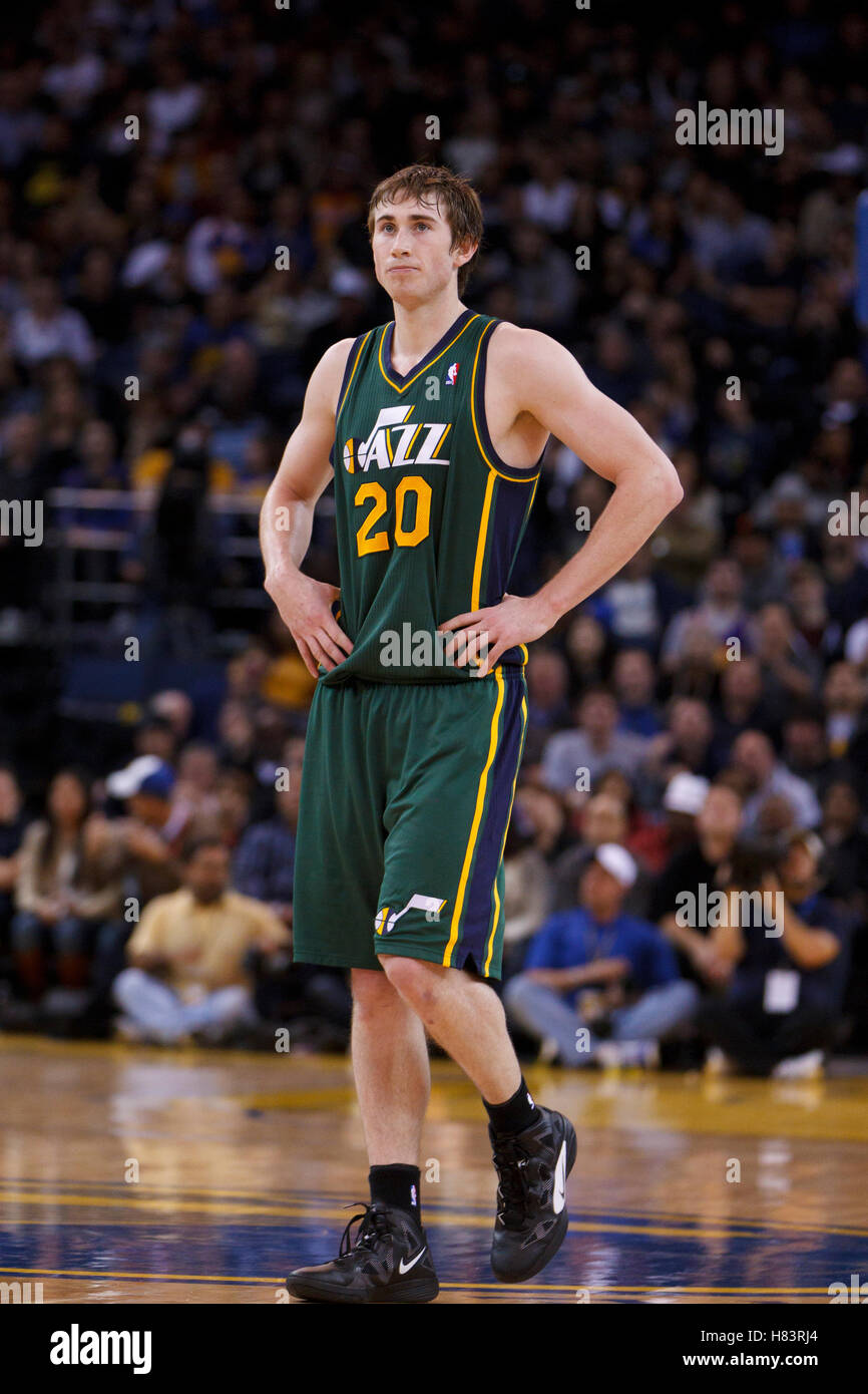 Feb 2, 2012; Oakland, CA, USA; Utah Jazz shooting guard Gordon