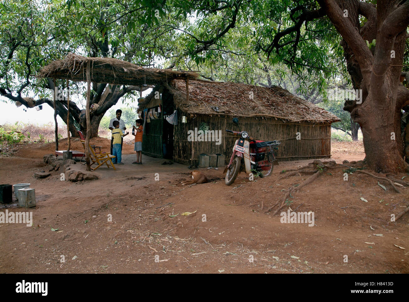 Rural Village Hut India High Resolution Stock Photography And Images Alamy
