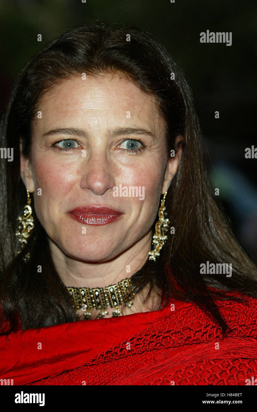 MIMI ROGERS NIGHT OF 100 STARS OSCAR PARTY BEVERLY HILLS HOTEL LOS ANGELES  USA 24 March 2002 Stock Photo - Alamy