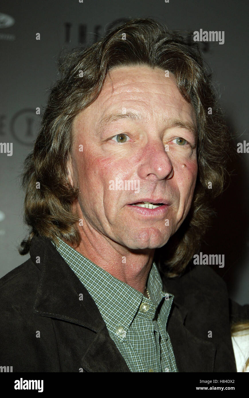 KIM MANNERS X-FILES FINALE WARP PARTY HOUSE OF BLUES HOLLYWOOD LOS ANGELES USA 27 April 2002 Stock Photo