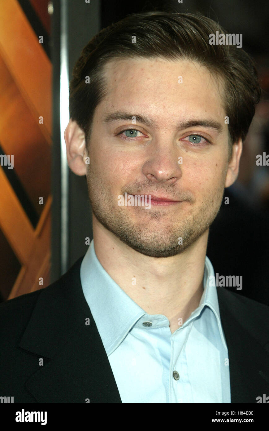 TOBEY MAGUIRE SPIDER-MAN FILM PREMIERE WESTWOOD LOS ANGELES USA 29 April 2002 Stock Photo