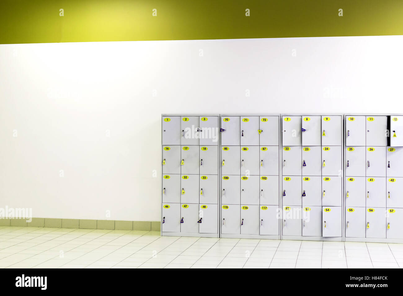 cells boxes to store things in the supermarket Stock Photo Alamy