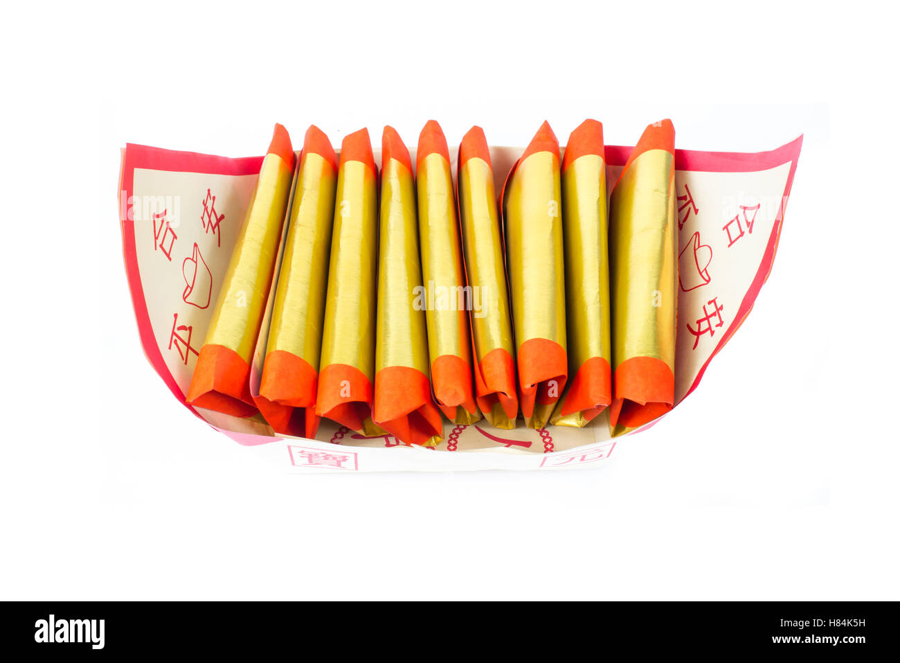 Silver paper, gold paper, joss paper for Chinese celebration with