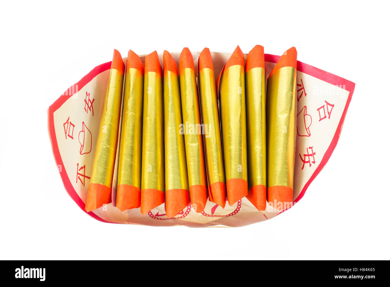 Silver paper, gold paper, joss paper for Chinese celebration with