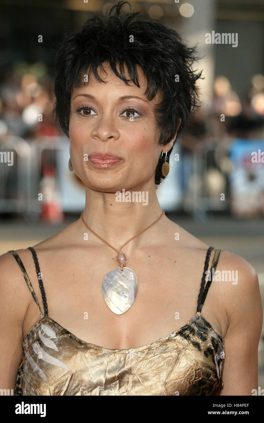 VALERIE PETTIFORD EIGHT LEGGED FREAKS PREMIERE GRUMAN'S CHINESE THEATRE HOLLYWOOD LOS ANGELES USA 16 July 2002 Stock Photo