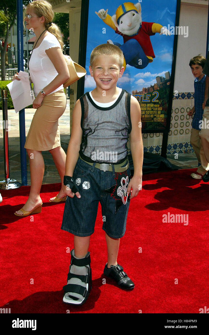 JONATHAN LIPNICKI STUART LITTLE 2 FILM PREMIERE WESTWOOD LOS ANGELES USA 14 July 2002 Stock
