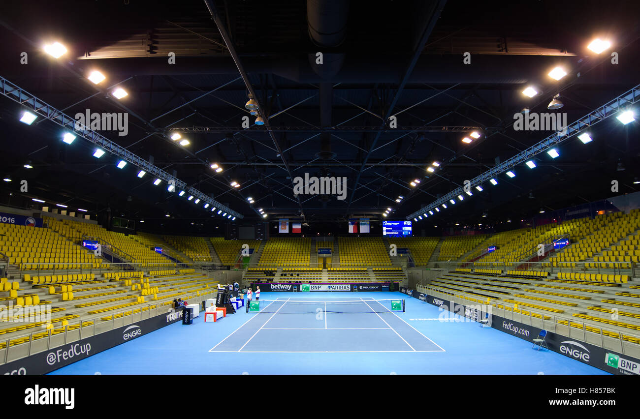 Strasbourg, Strasbourg. 10 November, 2016. Ambiance at the 2016 Fed Cup Final in Strasbourg Credit:  Jimmie48 Photography/Alamy Live News Stock Photo