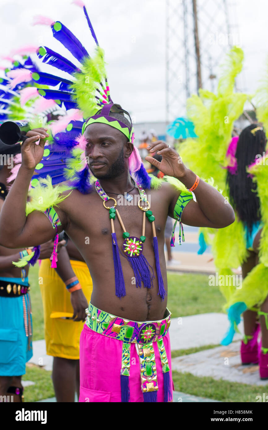 Barbados Crop Over Festival (Grand Kadooment 2016 in Barbados Stock ...