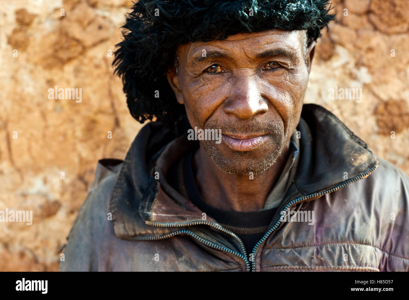 Man belonging to the Betsileo ethnic group ( Madagascar) Stock Photo