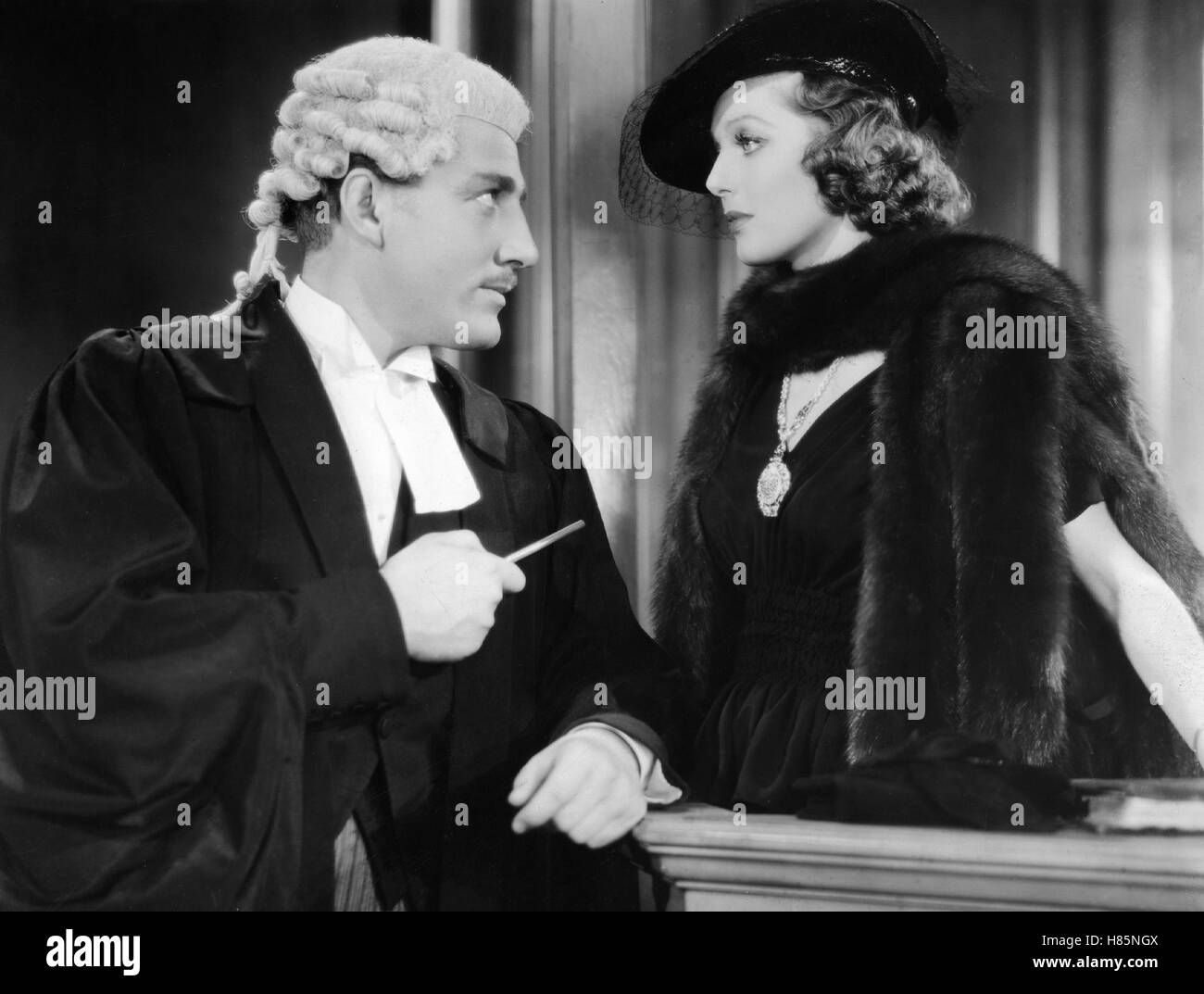 Kein Alibi für den Staatsanwalt, (THE UNGUARDED HOUR) USA 1936, Regie: Sam Wood, FRANCHOT TONE, LORETTA YOUNG Stock Photo